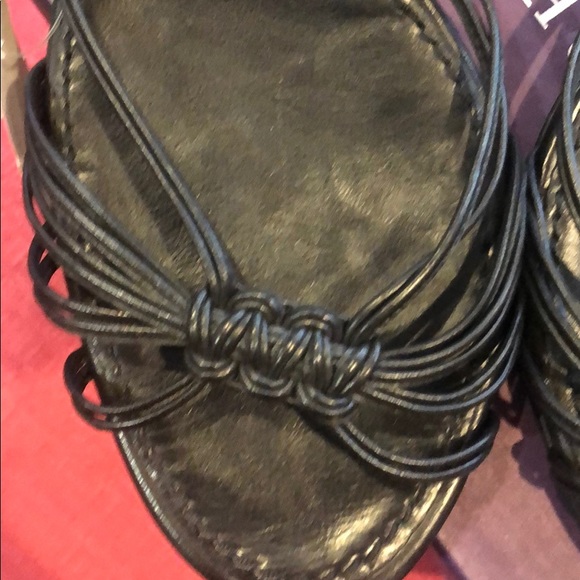 Ralph Lauren collection black Leather Slip-ons. - Picture 2 of 6